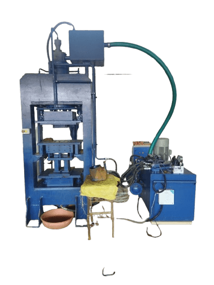 Clay Brick Machine - Hydraulic machine for clay bricks, clay tiles, and clay jali production.