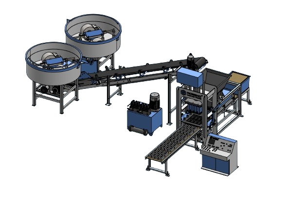 Fully Automatic Fly Ash Brick & Block Machine view 2
