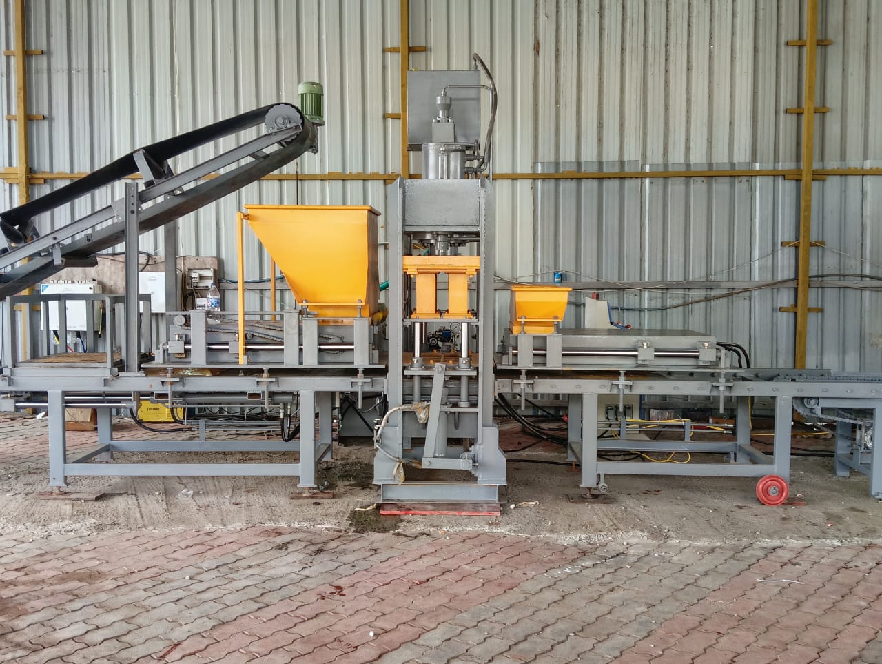Fully Automatic Fly Ash Brick & Block Machine view 5