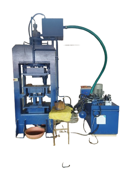 Clay Brick Machine - Hydraulic machine for clay bricks, clay tiles, and clay jali production.